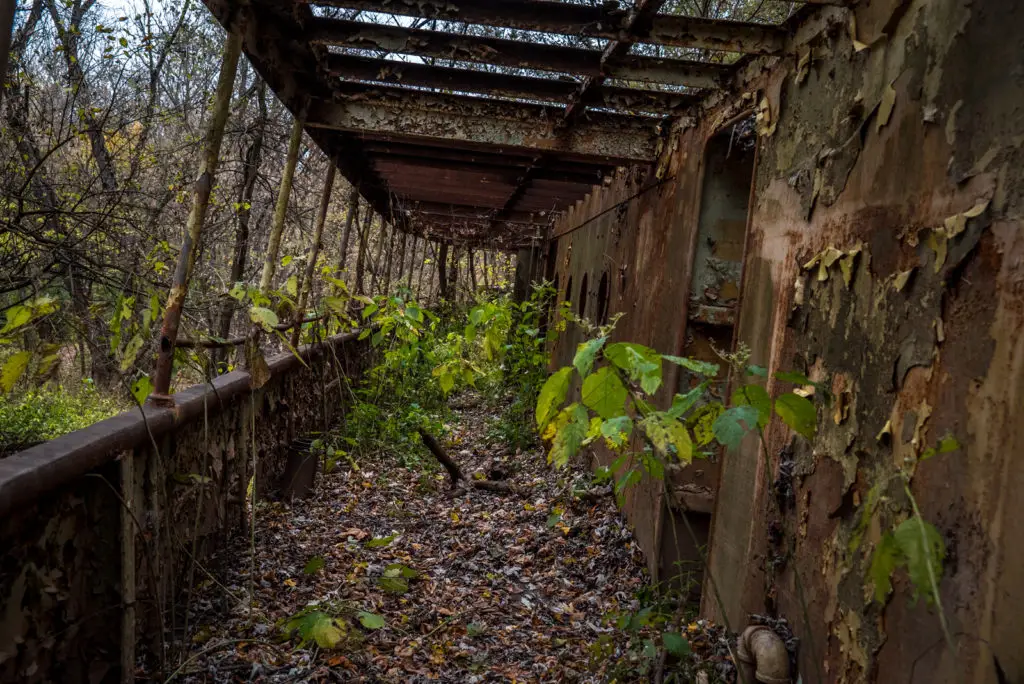 rusted abandoned ghost ship