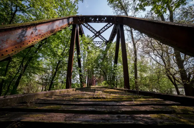 The Old Missouri River Bridge