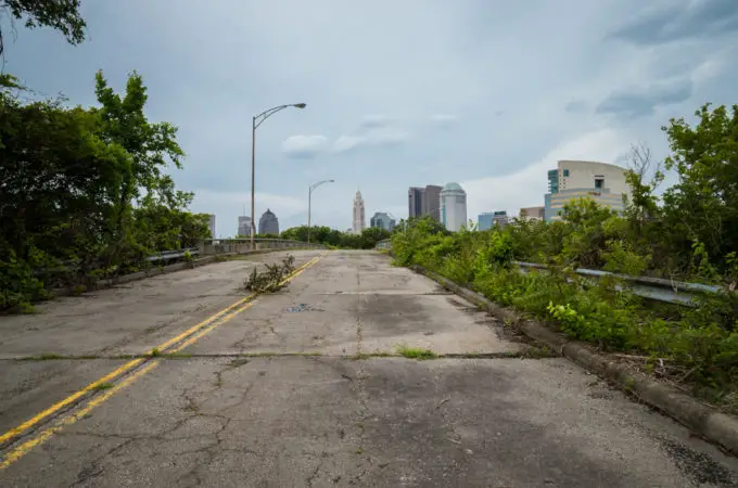 The Abandoned Columbus, Ohio Freeway