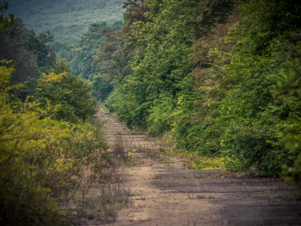 abandoned pennsylvania turnpike crumbling road