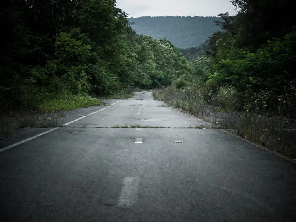 abandoned pennsylvania turnpike crumbling road