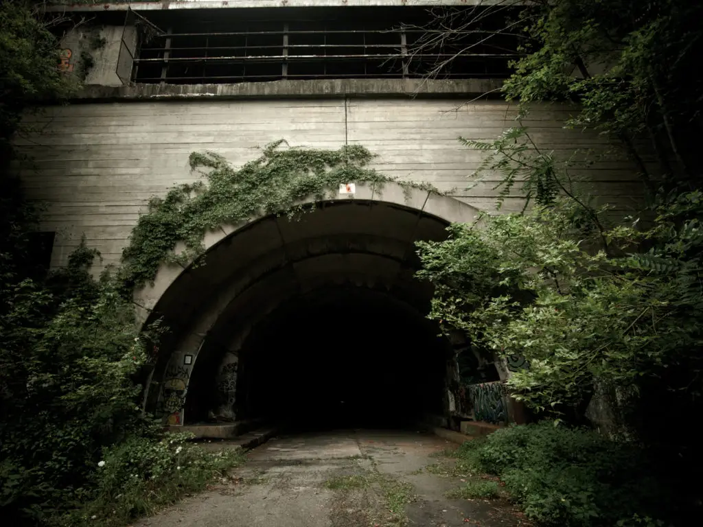 abandoned pennsylvania turnpike crumbling road and tunnel