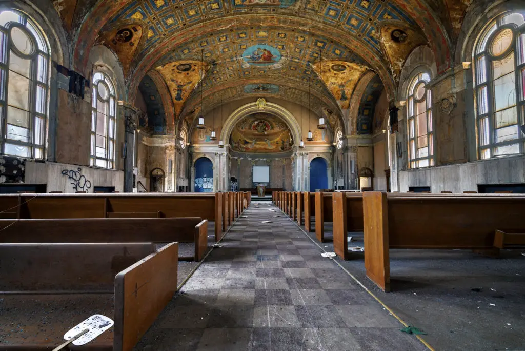 abandoned nativity of the blessed virgin mary church in cleveland