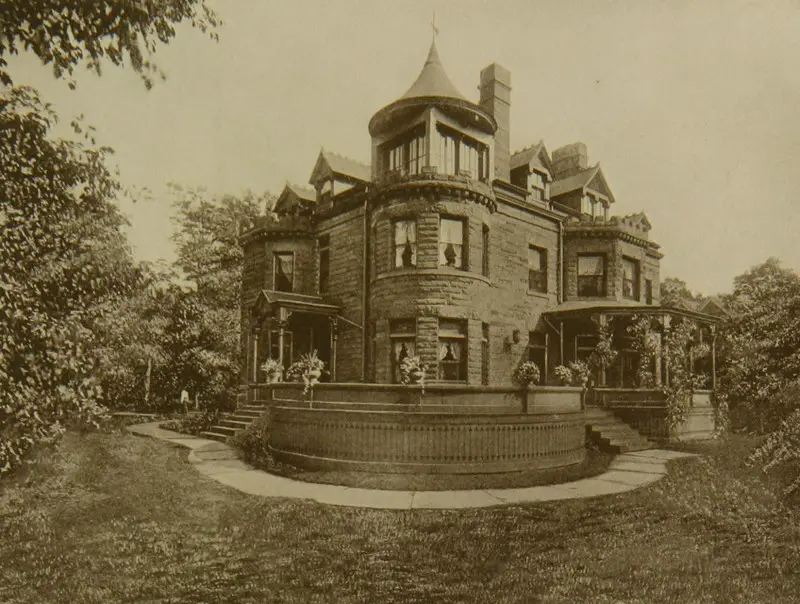 levi scofield mansion cleveland historic photo