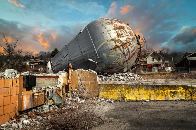 Rusted Remains of the Westinghouse Atom Smasher