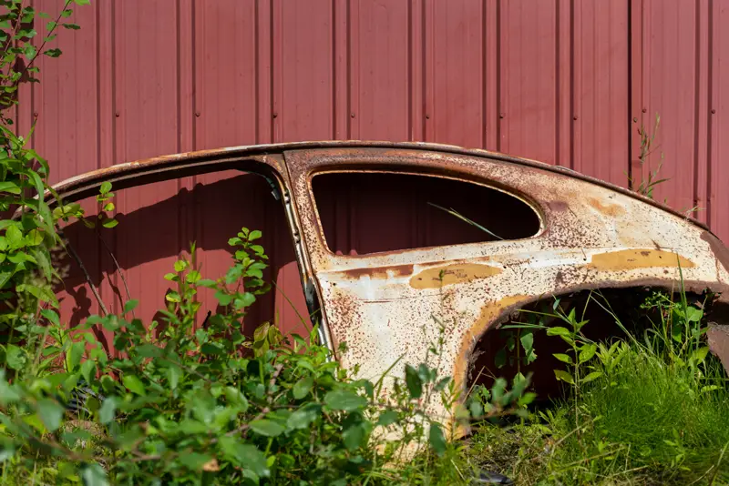 volvo graveyard rusty cars ravenna ohio