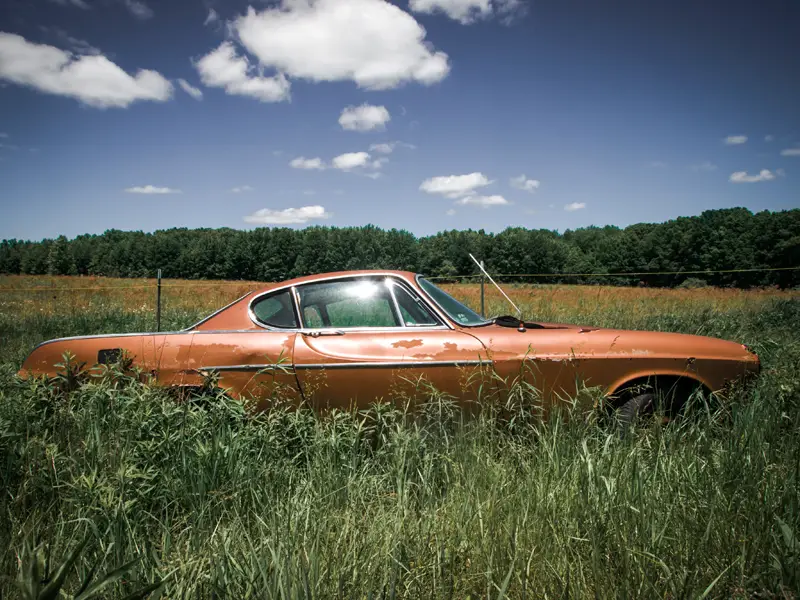 volvo graveyard rusty cars ravenna ohio