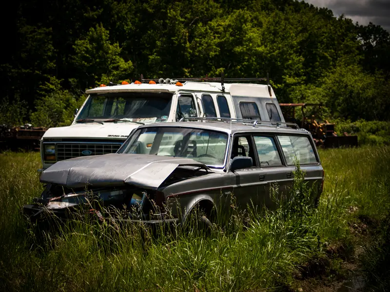 volvo graveyard rusty cars ravenna ohio