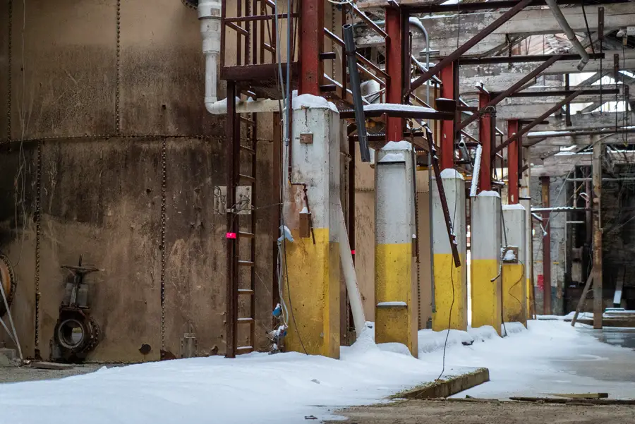 Adams Bag Factory Abandoned Chagrin Falls