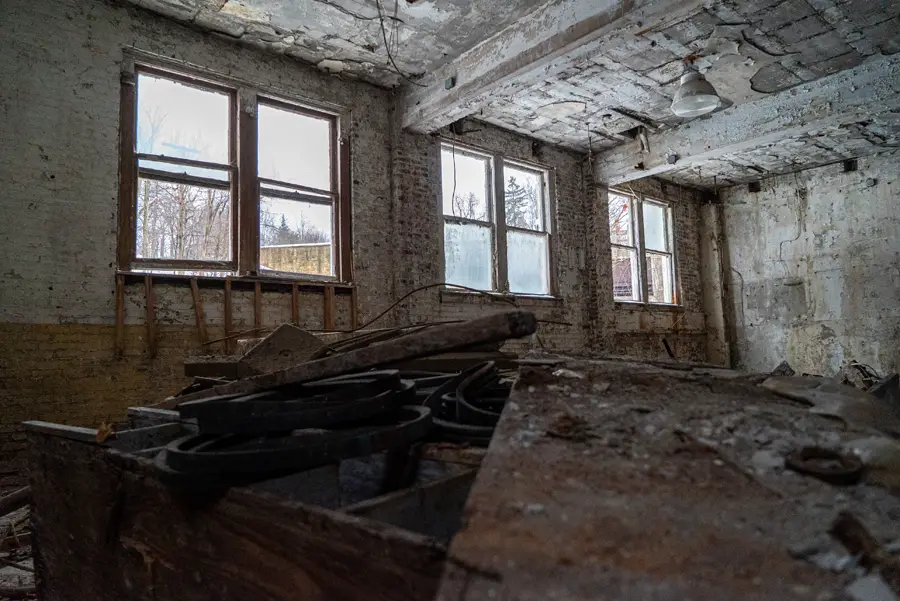 Adams Bag Factory Abandoned Chagrin Falls