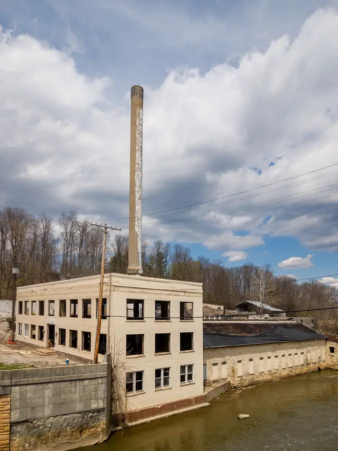 Adams Bag Factory Abandoned Chagrin Falls