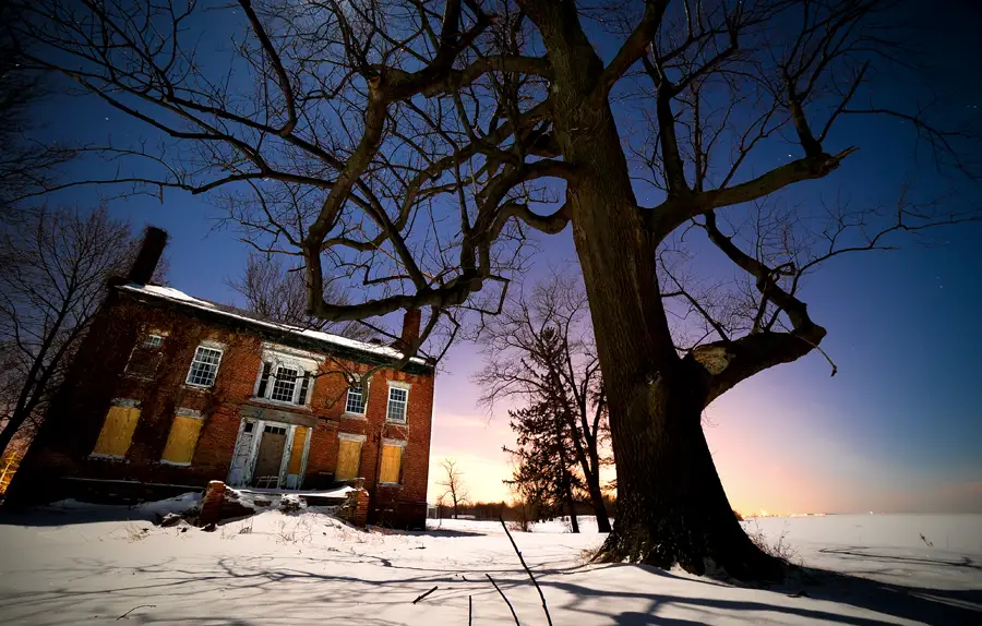 abandoned lorimer parmly mansion perry ohio