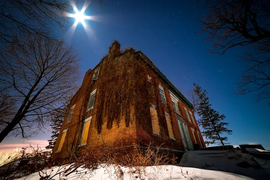 abandoned lorimer parmly mansion perry ohio