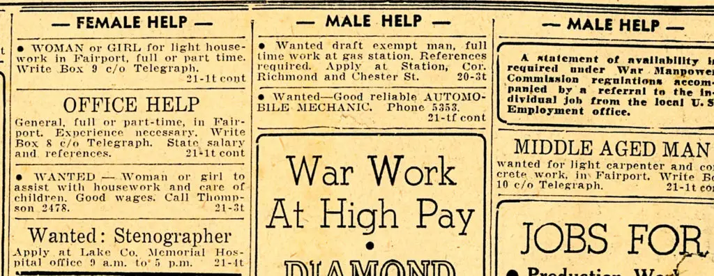 1940s painesville newspaper