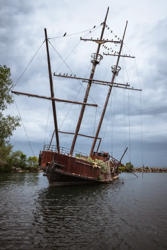 Abandoned Shipwreck Canada