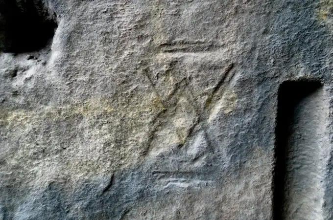 Masonic Marks or Hoboglyphs? Found on an Abandoned Pennsylvania Railroad