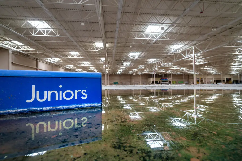 Inside City View Center Walmart