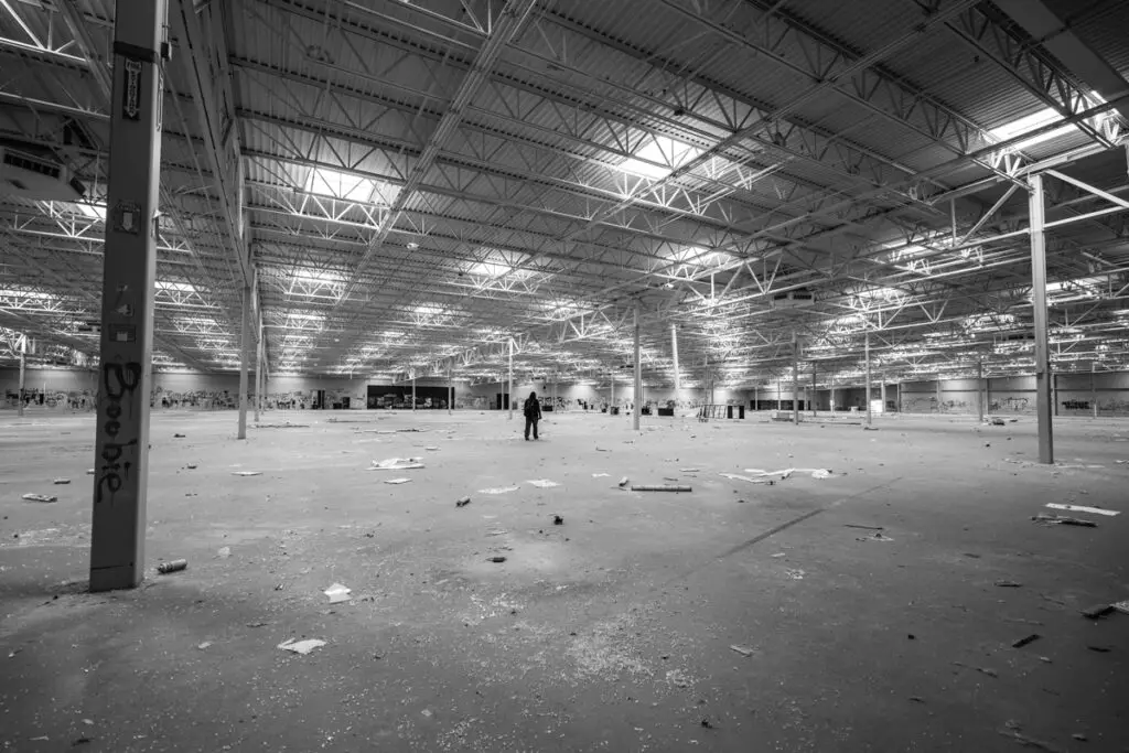 Inside City View Center Walmart