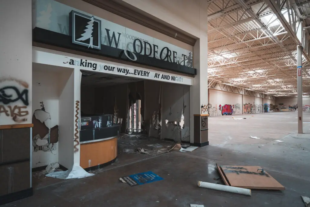 Inside City View Center Walmart