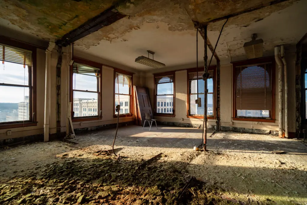 abandoned centre city dayton ohio