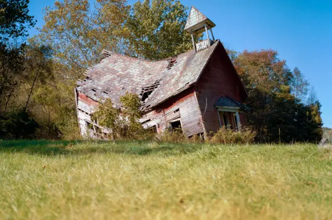 A Historic One-Room Schoolhouse in Ohio Collapses