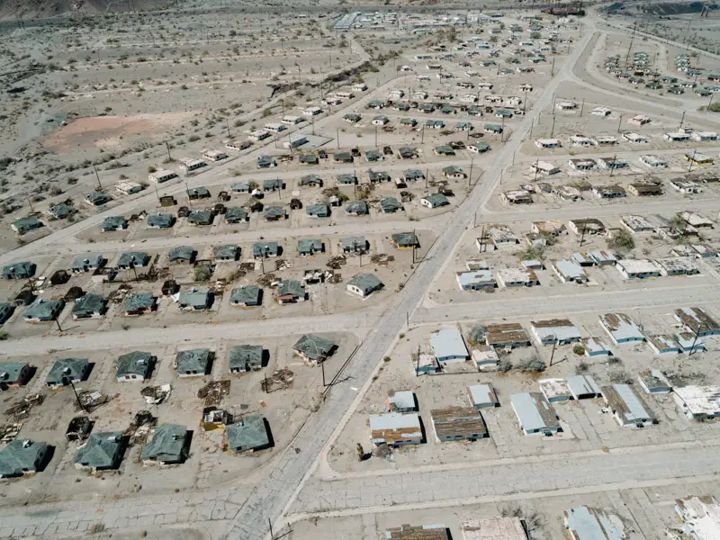 eagle mountain ghost town aerial