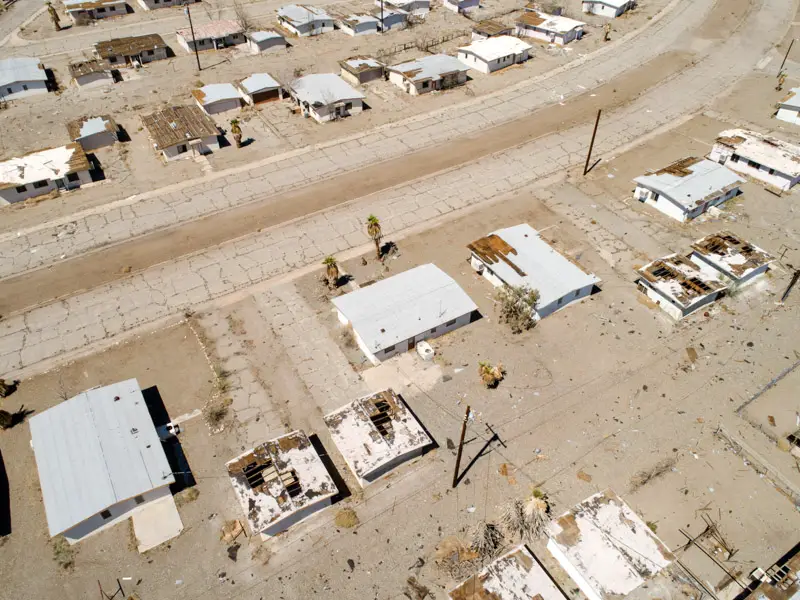 eagle mountain ghost town aerial