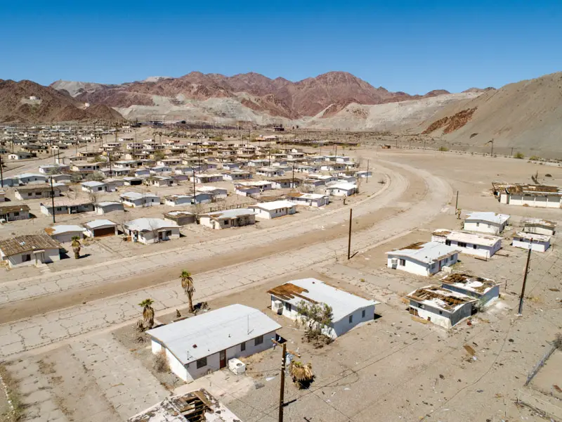 eagle mountain ghost town aerial
