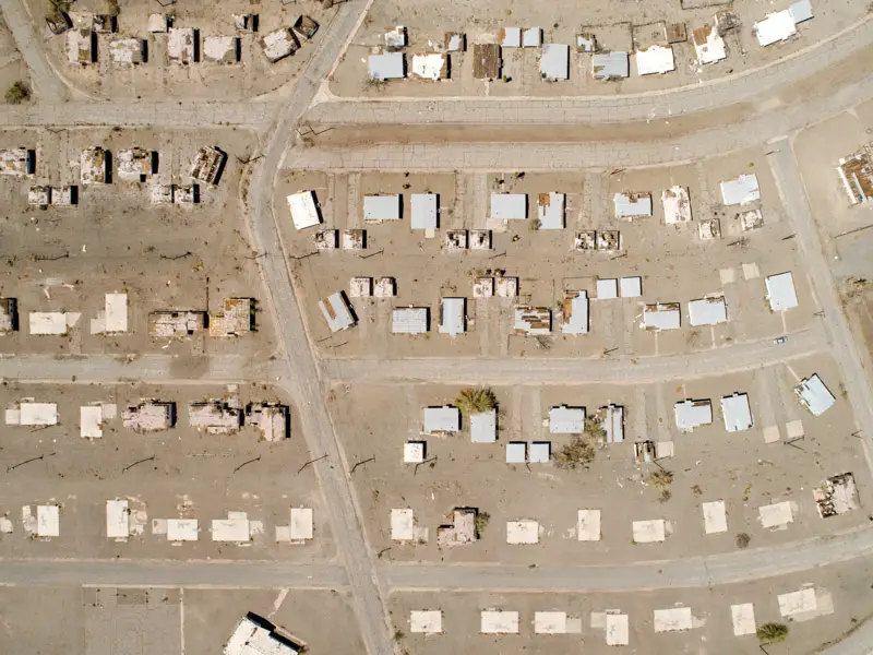 eagle mountain ghost town aerial