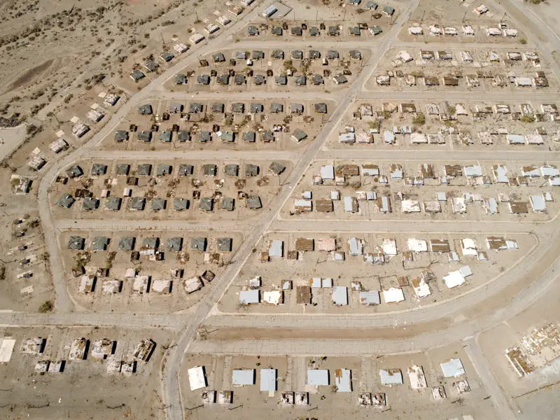 eagle mountain ghost town aerial