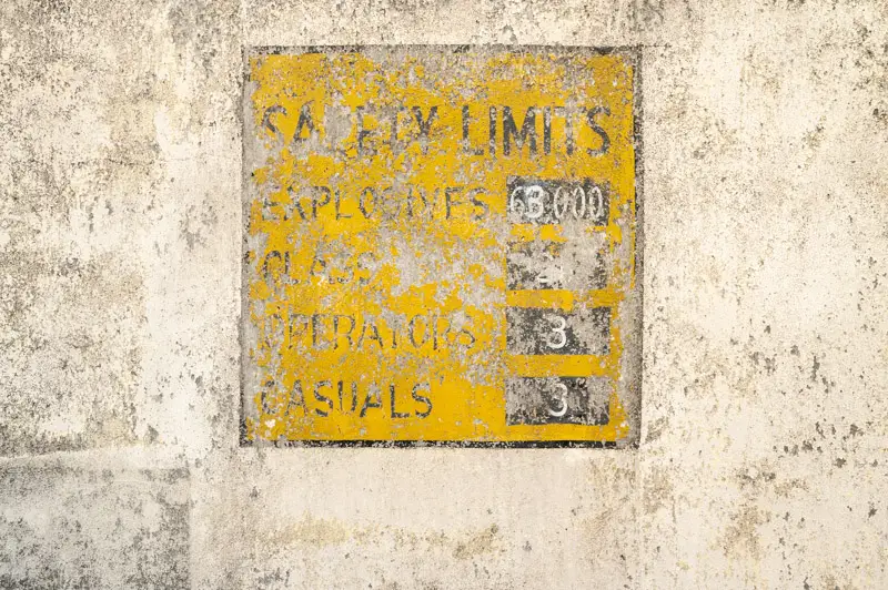 sign at the longhorn army ammunition plant