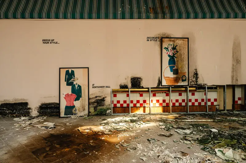 abandoned montgomery mall