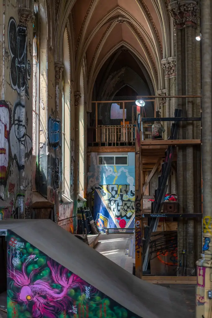 Sk8 Liborius skatepark church in St. Louis