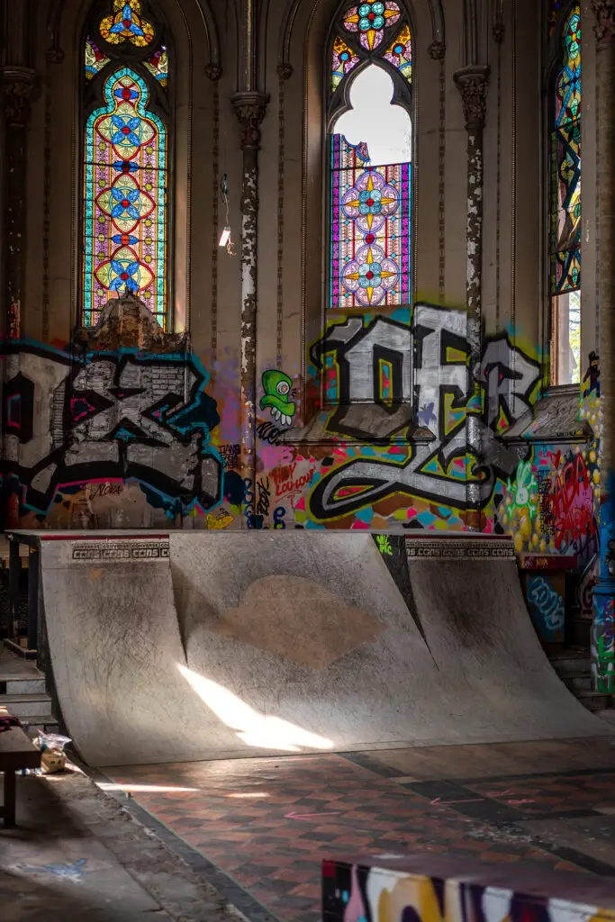 Sk8 Liborius skatepark church in St. Louis