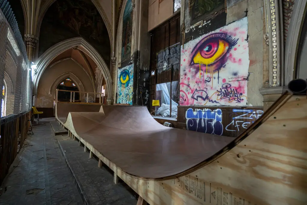 Sk8 Liborius skatepark church in St. Louis