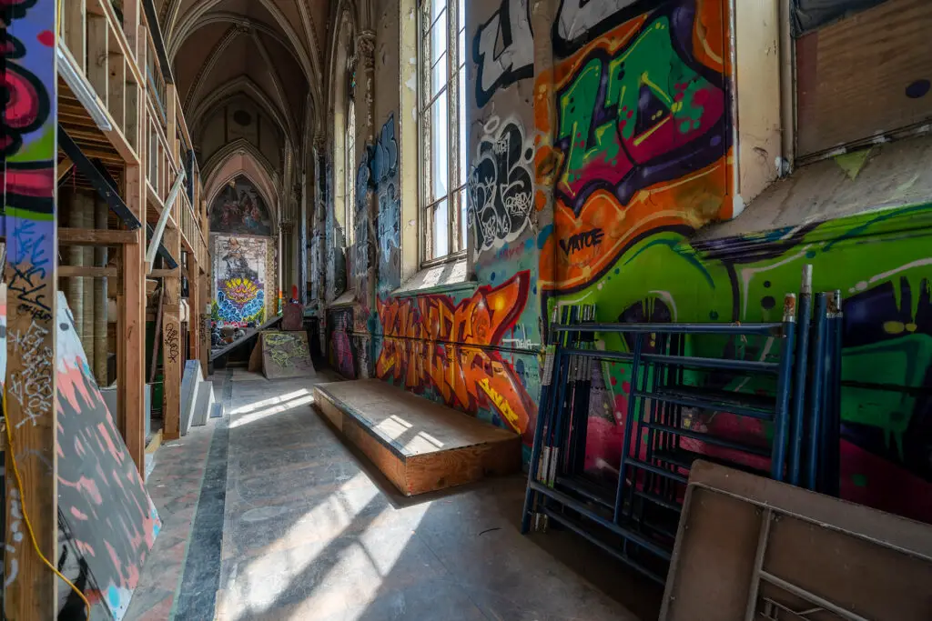 Sk8 Liborius skatepark church in St. Louis