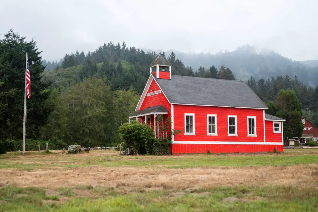 stone lagoon schoolhouse in california