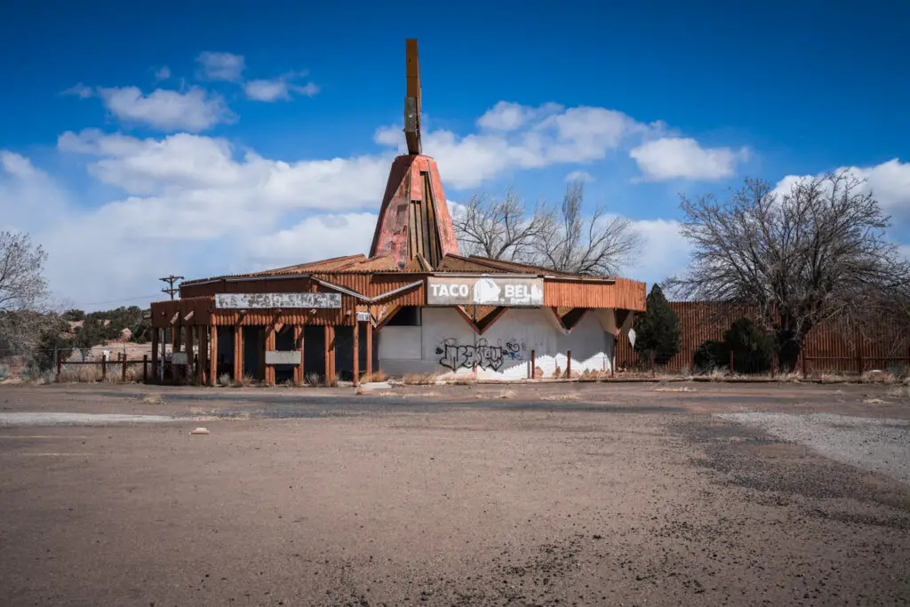 Fort Courage abandoned Taco Bell in Arizona