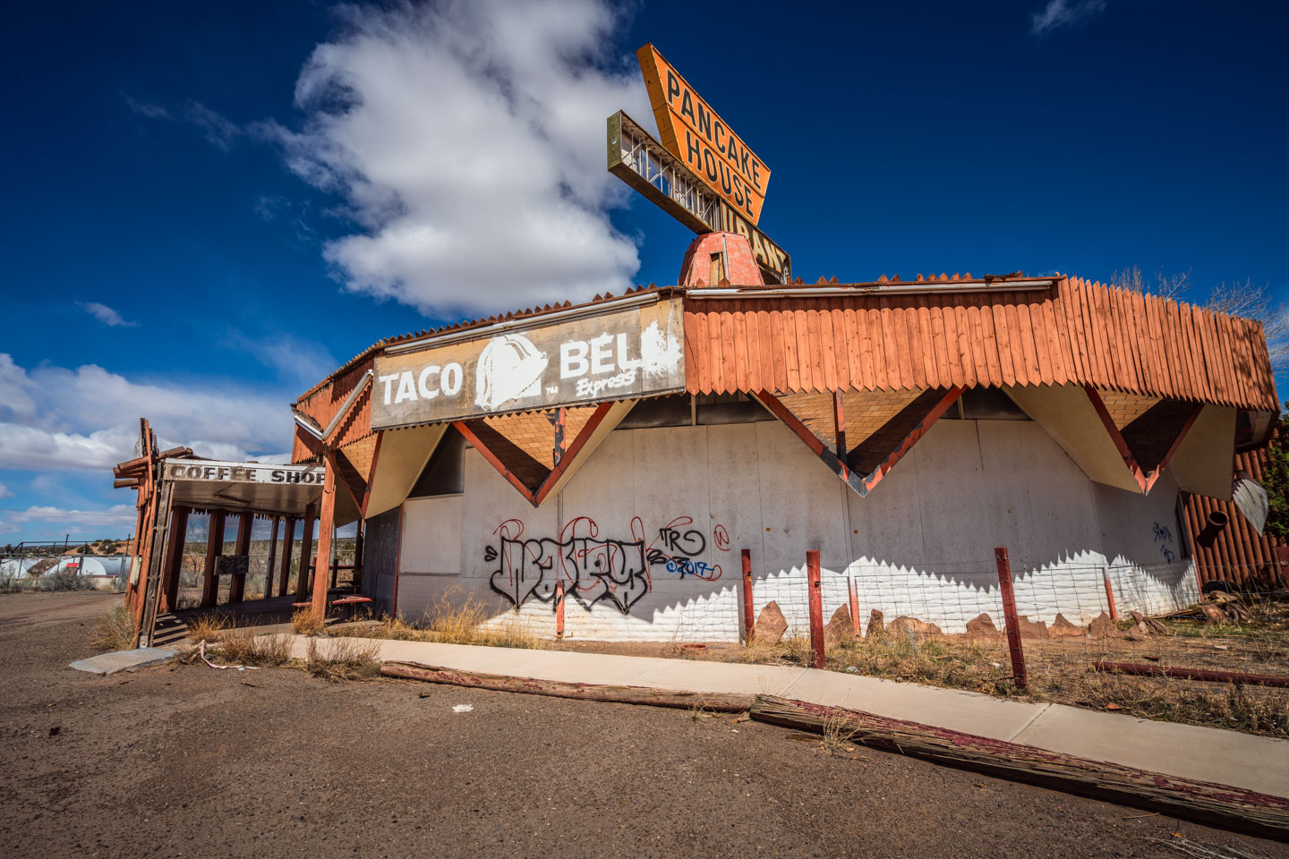 Fort Courage abandoned Taco Bell in Arizona