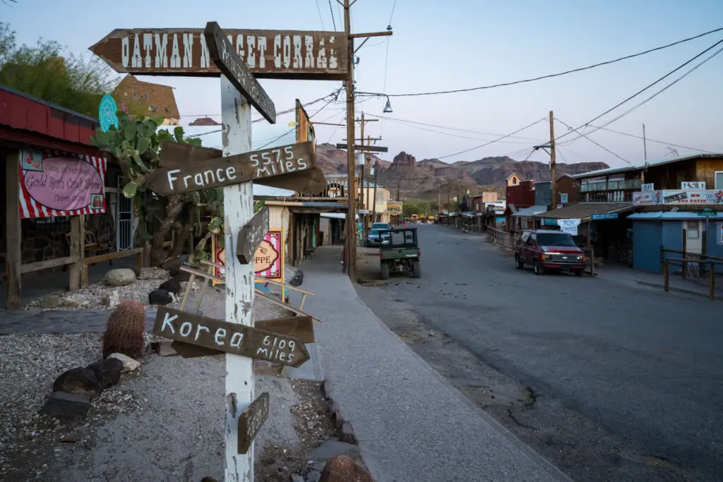 town of oatman arizona