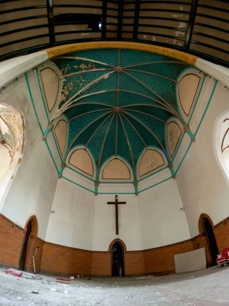 abandoned sacred heart church