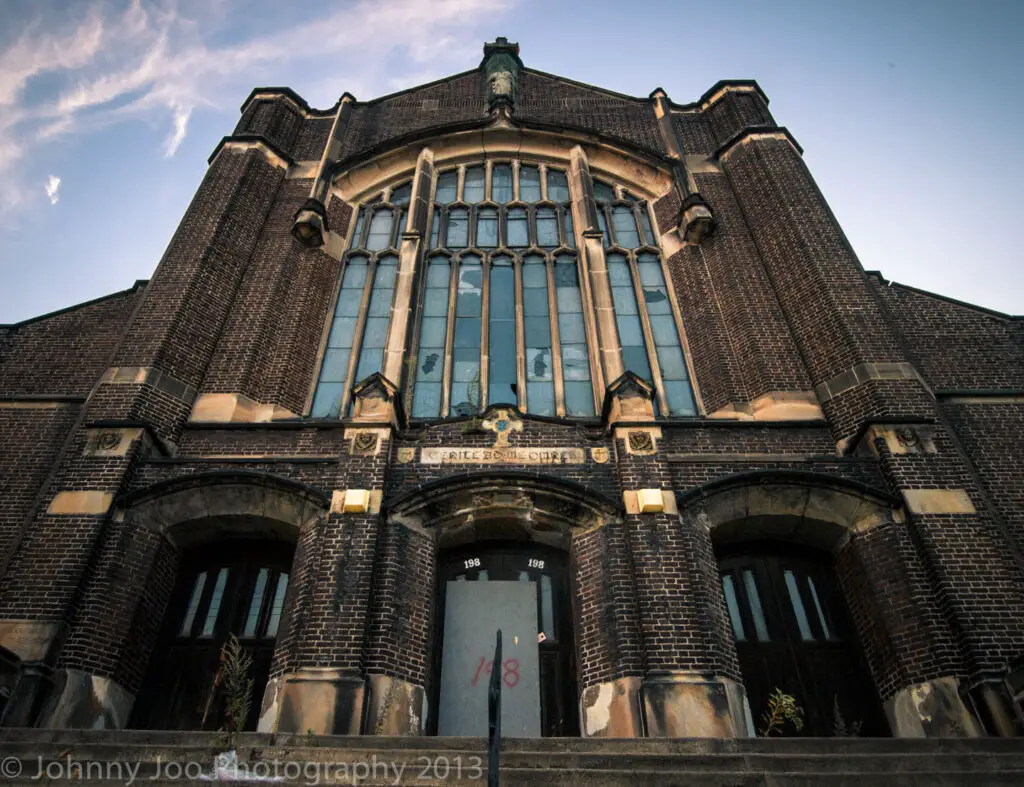 abandoned sacred heart church