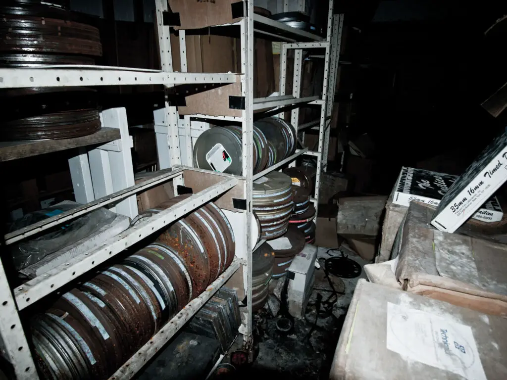 reels of film left behind in abandoned wengler school in pennsylvania